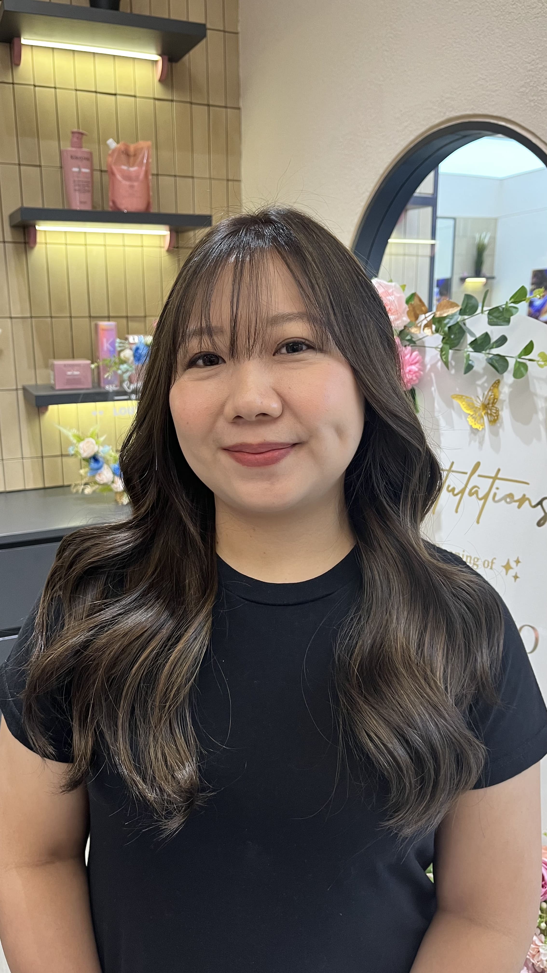 Deep blue metallic nail art