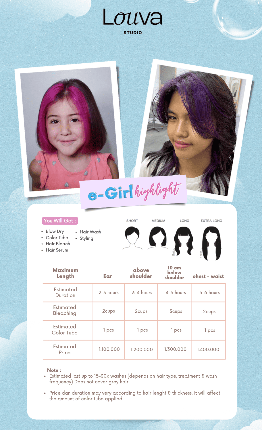 Model with professional hair cut and soft waves