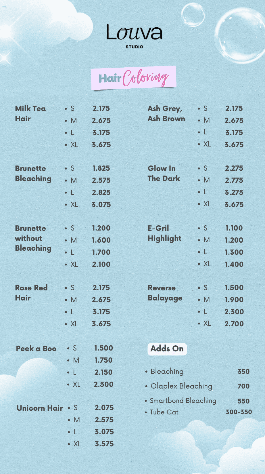 Model with vibrant purple and blue hair coloring