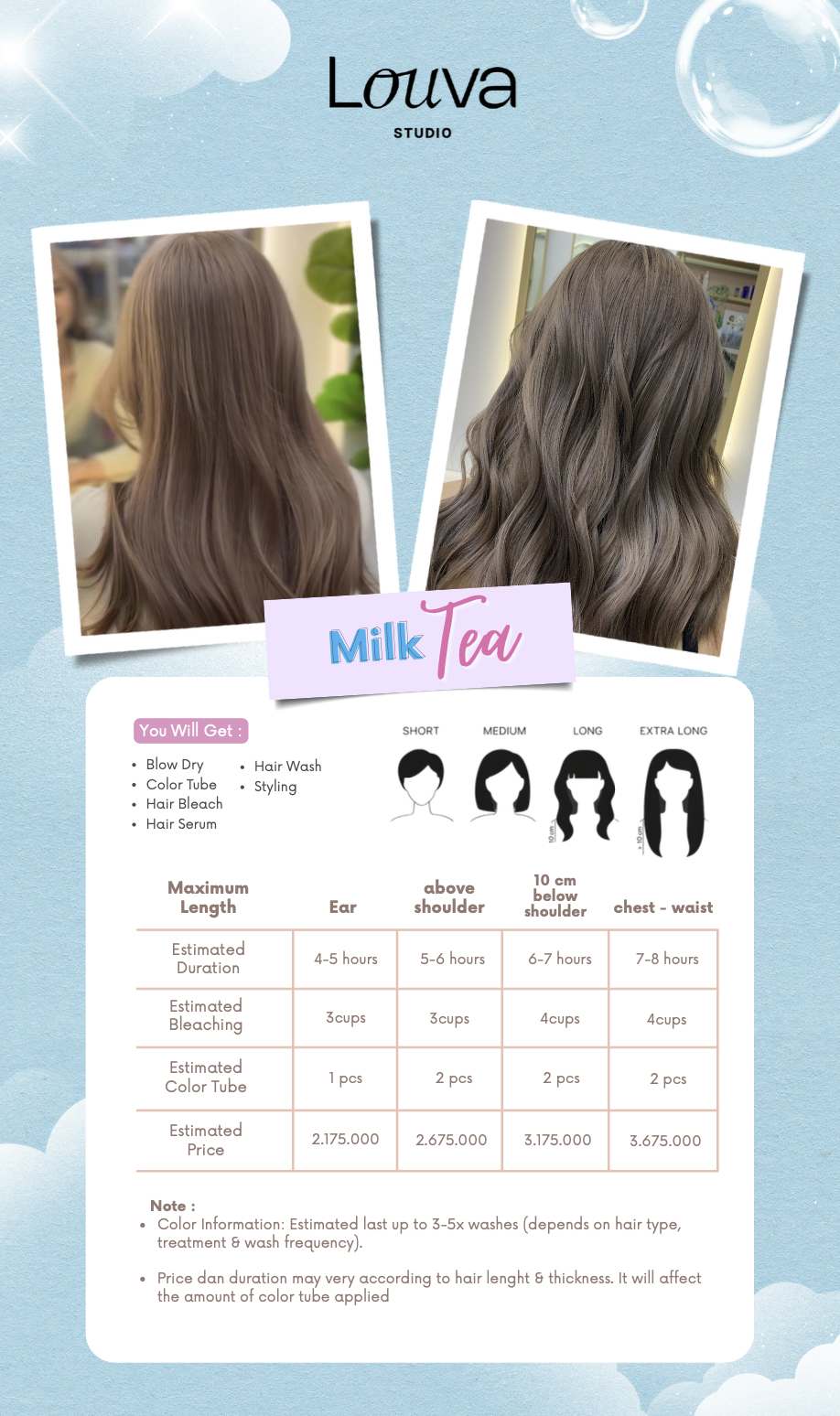 Model with professional hair cut and soft waves