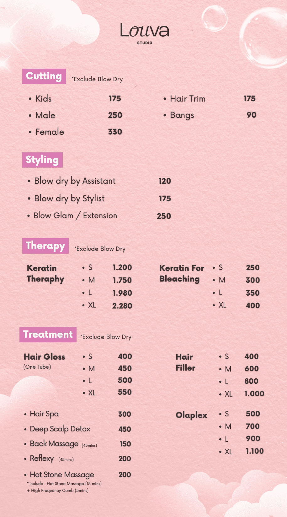 Model with professional hair cut and soft waves