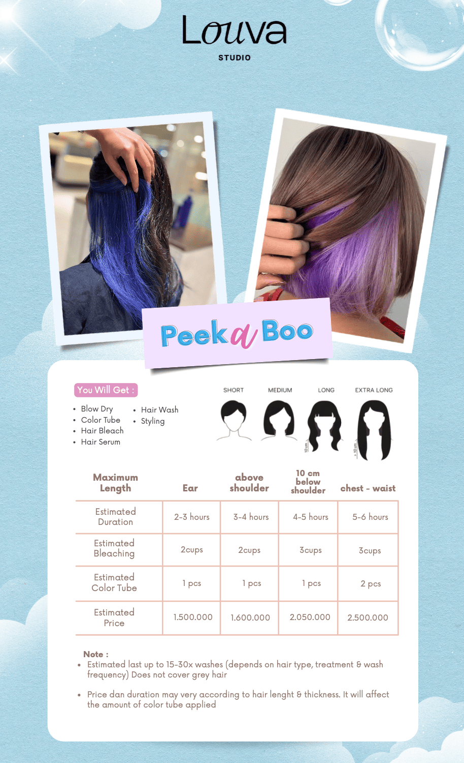 Model with professional hair cut and soft waves