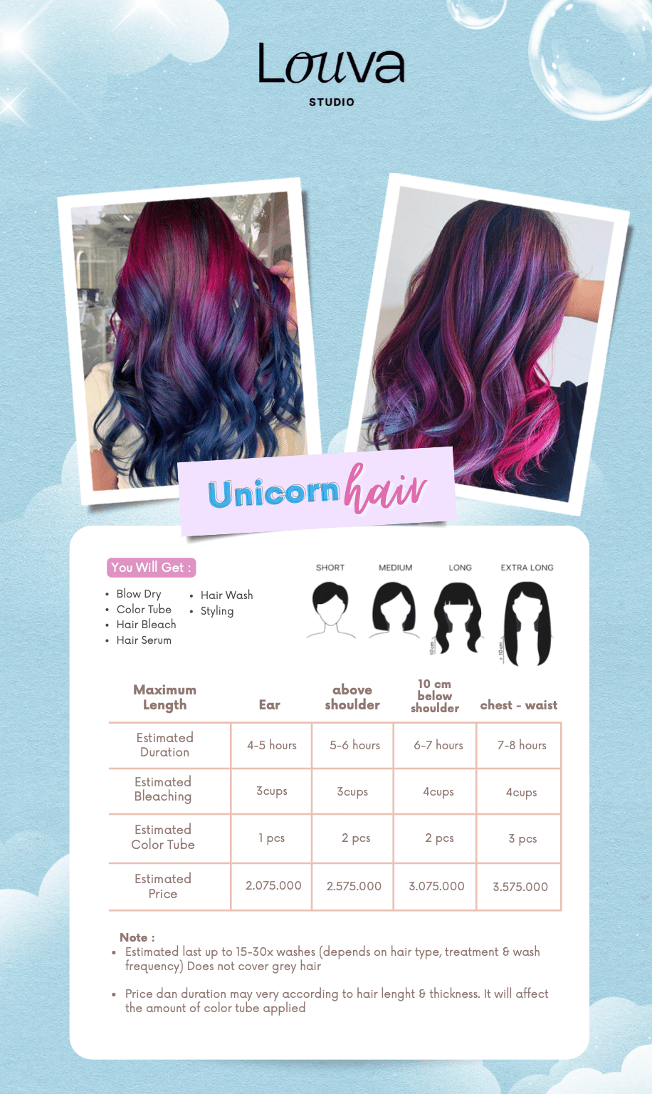 Model with professional hair cut and soft waves