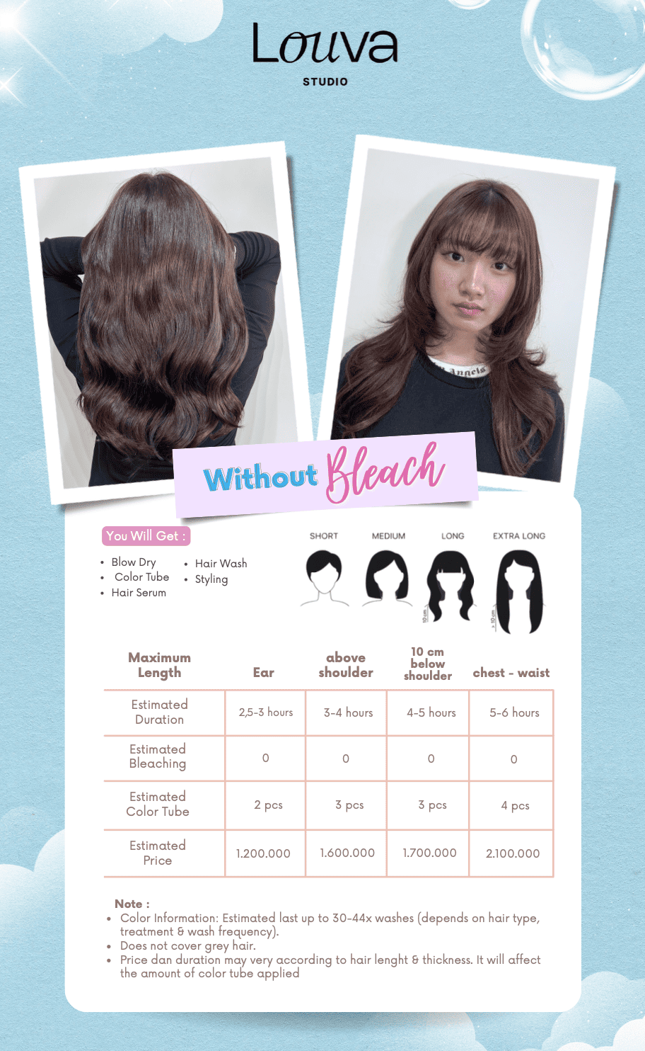 Model with professional hair cut and soft waves